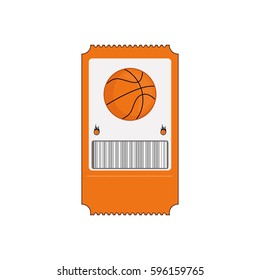 Basketball sport game icon vector illustration graphic design