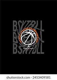  Basketball sport graphic for young design t shirt print vector illustration