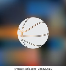 Basketball sport icon