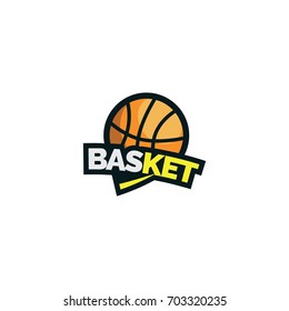 Basketball sport icon logo team vector