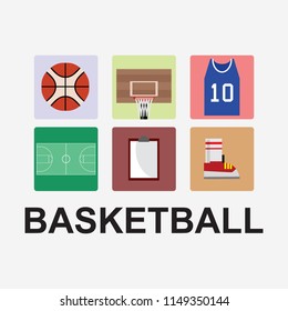 Basketball sport icon vector illustration