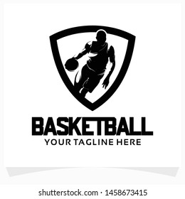 Basketball Sport Logo Design Template