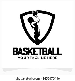 Basketball Sport Logo Design Template