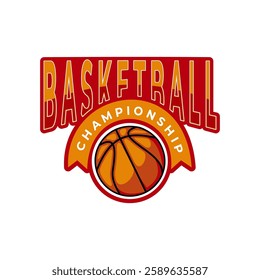 Basketball Sport logo design vector. Basketball Sports Team logo design template