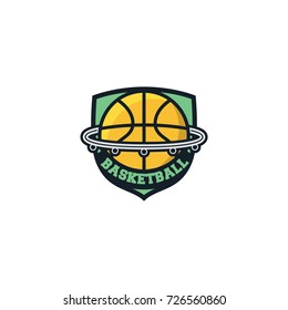 Basketball sport logo emblem vector