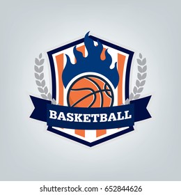 Volleyball Badge Design Logo Emblem Sport Stock Vector (Royalty Free ...