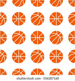 Basketball sport seamless pattern