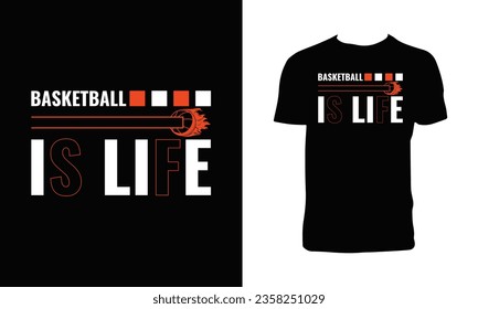 Basketball Sport T Shirt Design. 
