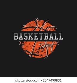  basketball sport, vector graphic design with illustration of basketball player. 
