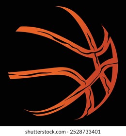 Basketball sport vector illustration, perfect for t-shirts, hoodies, prints etc.