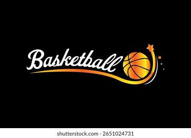 Basketball Sports Badge logo vector for any business especially for sport team, club, community, franchise.