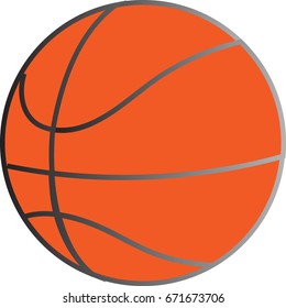 Basketball, sports equipment.