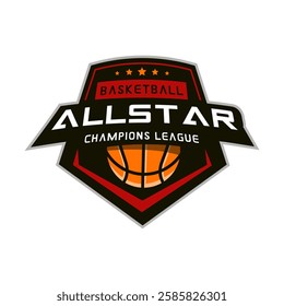 Basketball sports logo all star champions league 