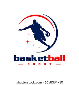 Basketball Sports Movement Logo Design