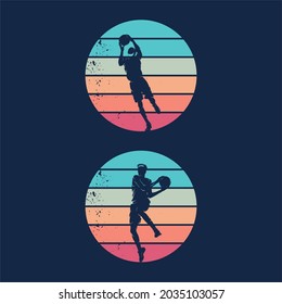 basketball sports movement logo design