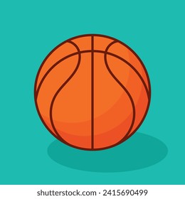 Basketball sports and recreation vector illustration graphic