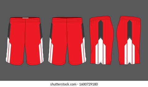 Basketball sports short template apparel