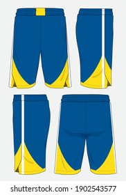Basketball sports short template apparel