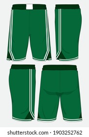 Basketball sports short template apparel