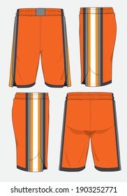 Basketball sports short template apparel