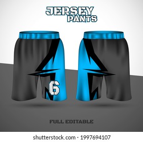 Basketball sports short template clothing. Basketball jersey shorts. vector t-shirt.