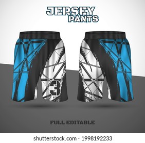 Basketball sports short template clothing. Basketball jersey shorts. vector t-shirt.