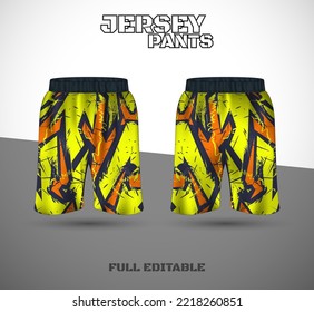 Basketball sports short template clothing. Basketball jersey shorts. vector t-shirt.