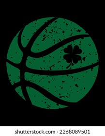 Basketball, St. Patrick's Day, Shirt Print Template, Shenanigans Irish Shirt, 17 march, 4 leaf clover