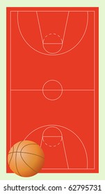 basketball stadium vector illustrated