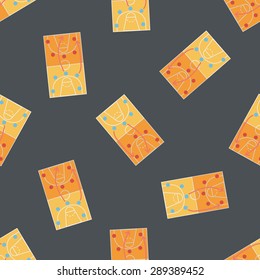 basketball strategy board flat icon,eps10 seamless pattern background