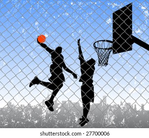 basketball in the street