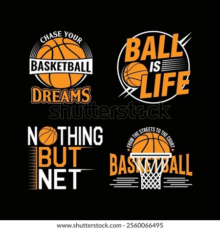 basketball stylish t-shirt bundle. and apparel abstract design. Vector print, typography, poster
