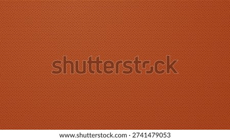 Basketball Surface Texture Background. Orange Leather Pebble Pattern with Tactile Rubber Feel. Athletic Sports Material Backdrop for Branding and Vector Graphics.