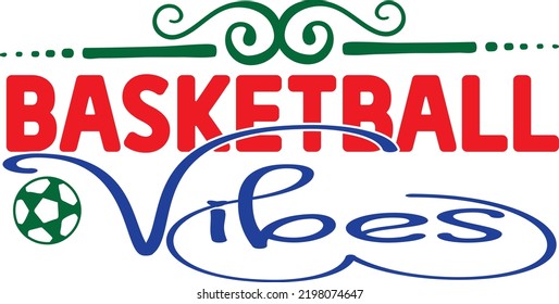 Basketball SVG Design Vector File.