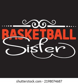 Basketball SVG Design Vector File.