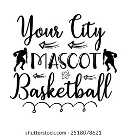 Baloncesto "Svg, Diseño, Cricut De Baloncesto, Mascota De Baloncesto Svg, Camisa De Equipo De Baloncesto, Plantilla, Cricut De Archivo De Corte, Silueta