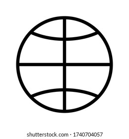 Basketball Symbol Icon Design. vector illustration. on blank background
