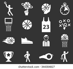 Basketball Symbol For Web Icons