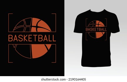 Basketball T Shirt And Apparel Design. 