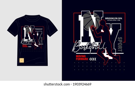 basketball t shirt design awesome concept 