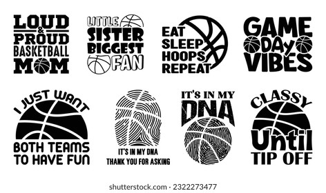 Basketball T shirt Design Bundle, Vector Basketball T shirt  design, Basketball shirt  typography T shirt design Collection