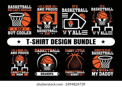 Basketball T shirt design bundle