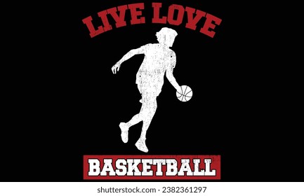 Basketball t shirt design for basketball lovers in illustration, Eps_10.

