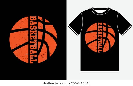 Basketball t shirt design template