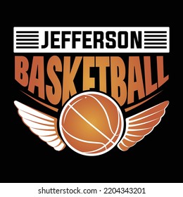 Basketball t shirt design vector