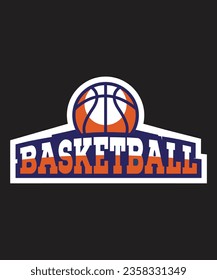 Basketball T shirt Design Vector