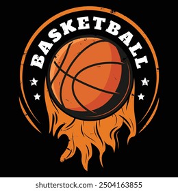 Basketball t shirt design with Vector Graphic by Creative Designer
