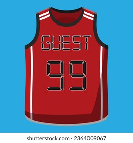 Basketball tank top design template, Sport jersey mockup. basketball uniform 