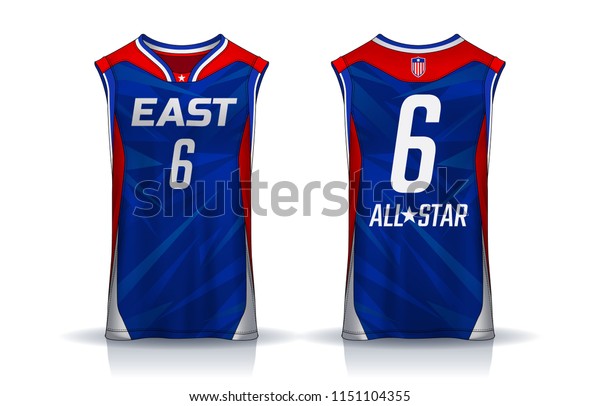 Basketball Tank Top Design Template Sport Stock Vector (Royalty Free ...