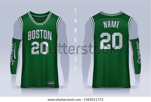 Basketball Tank Top Design Template Sport Stock Vector Royalty Free 1383011753